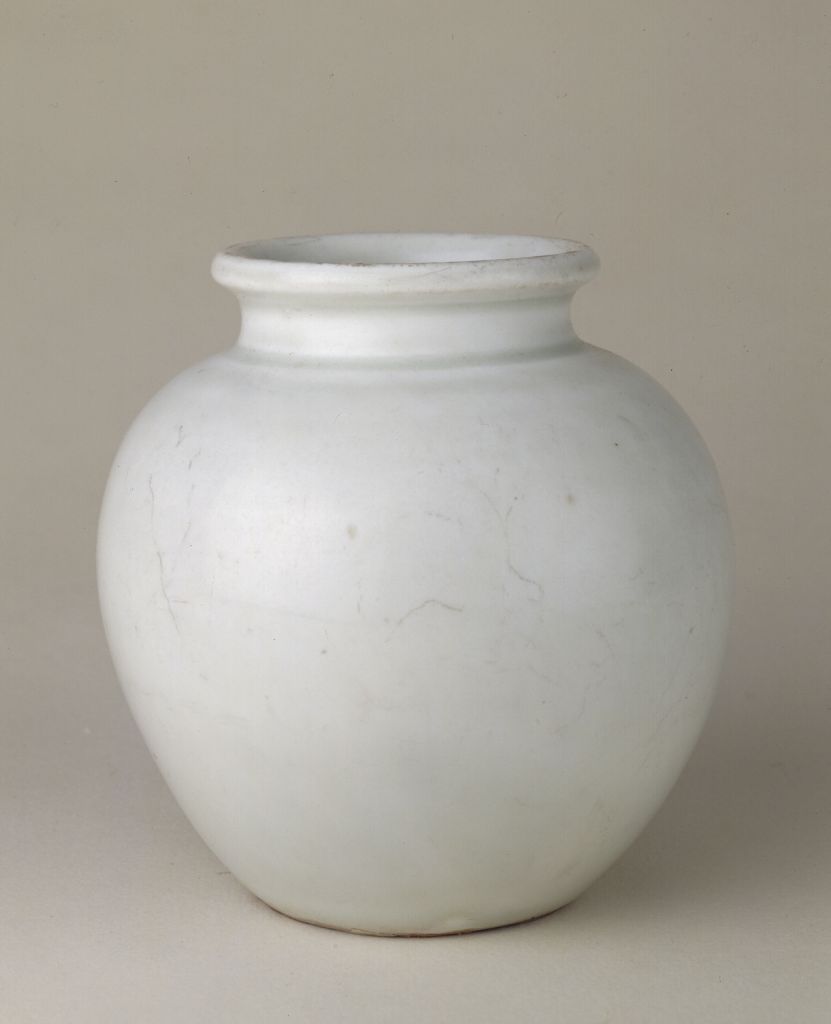 图片[1]-Xingyao white glazed pot-China Archive